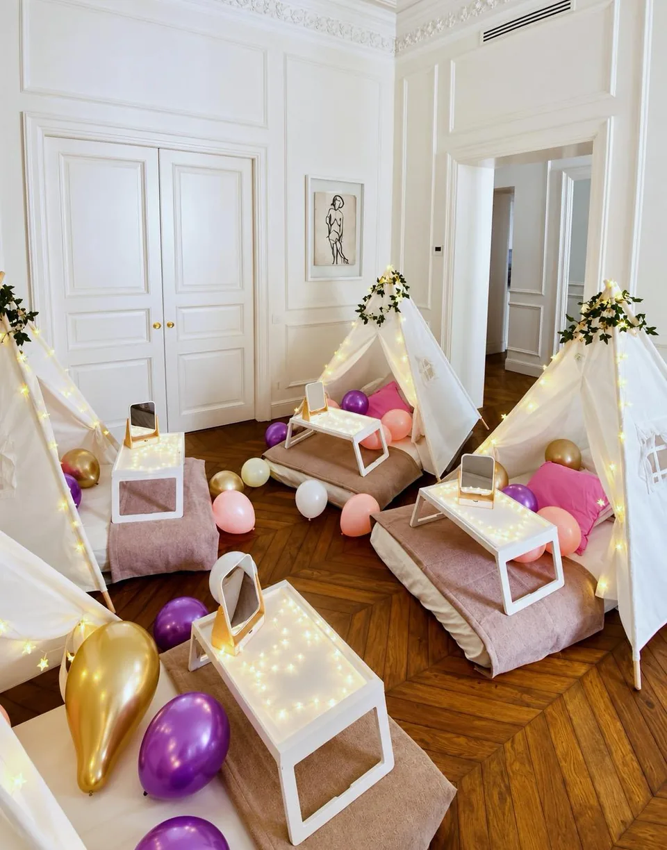 Allestimento privato TipiTime in appartamento elegante a Roma